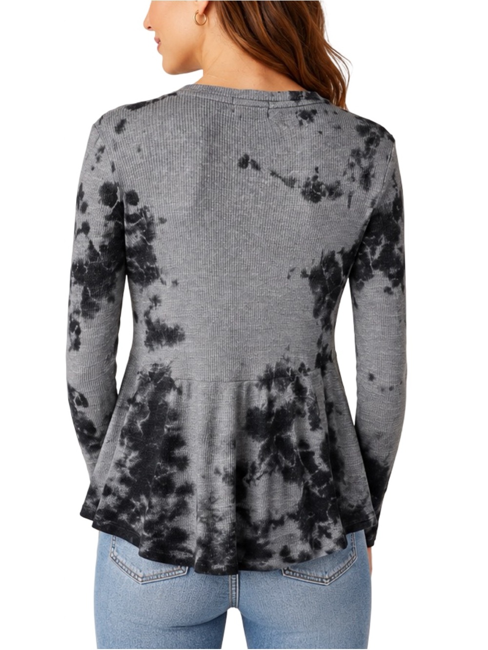 Anthropologie x T. La Tie Dye Jill Babydoll Top - Size Medium - Picture 4 of 6